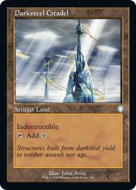 Darksteel Citadel (Retro Frame), Commander: The Brothers' War 180