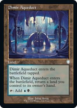 Dimir Aqueduct (Retro Frame), Commander: The Brothers' War 182