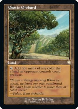 Exotic Orchard (Retro Frame), Commander: The Brothers' War 185