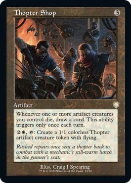 Thopter Shop (Retro Frame), Commander: The Brothers' War 19