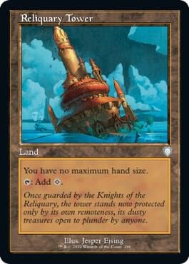 Reliquary Tower (Retro Frame), Commander: The Brothers' War 196