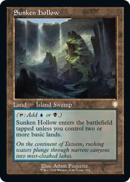 Sunken Hollow (Retro Frame), Commander: The Brothers' War 204