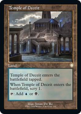 Temple of Deceit (Retro Frame), Commander: The Brothers' War 205