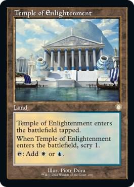 Temple of Enlightenment (Retro Frame), Commander: The Brothers' War 206