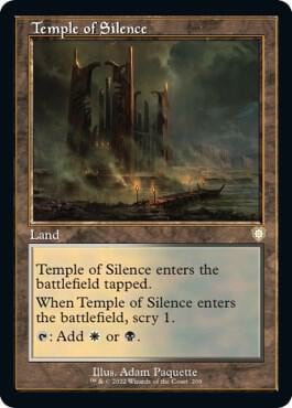 Temple of Silence (Retro Frame), Commander: The Brothers' War 209