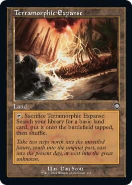 Terramorphic Expanse (Retro Frame), Commander: The Brothers' War 210