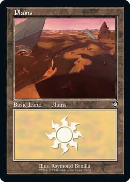 Plains (29) (Retro Frame), Commander: The Brothers' War 29