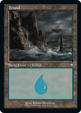 Island (31) (Retro Frame), Commander: The Brothers' War 31
