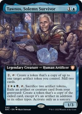 Tawnos, Solemn Survivor (Extended Art), Commander: The Brothers' War 42