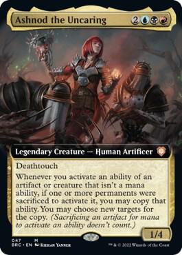 Ashnod the Uncaring (Extended Art), Commander: The Brothers' War 47
