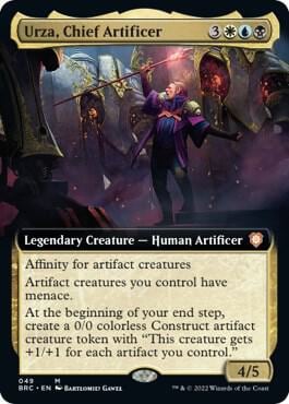 Urza, Chief Artificer (Extended Art), Commander: The Brothers' War 49