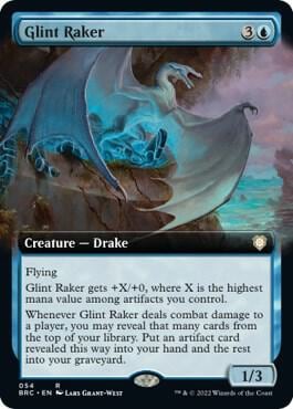 Glint Raker (Extended Art), Commander: The Brothers' War 54