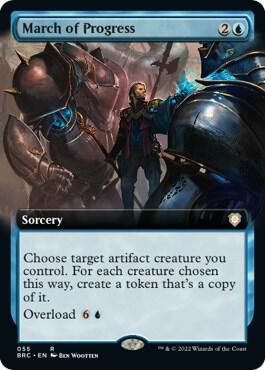 March of Progress (Extended Art), Commander: The Brothers' War 55