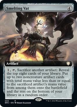 Smelting Vat (Extended Art), Commander: The Brothers' War 65