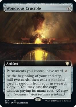 Wondrous Crucible (Extended Art), Commander: The Brothers' War 67