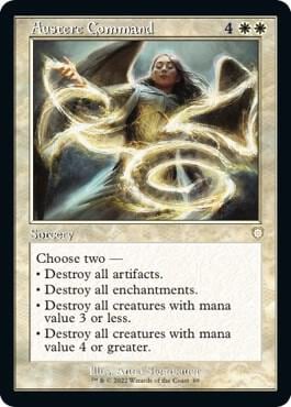 Austere Command (Retro Frame), Commander: The Brothers' War 69