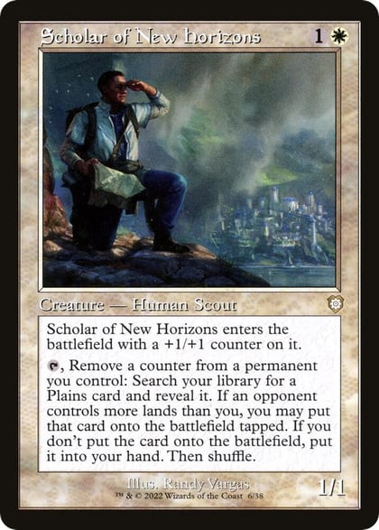 Scholar of New Horizons (Retro Frame), Commander: The Brothers' War 6