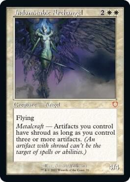 Indomitable Archangel (Retro Frame), Commander: The Brothers' War 72