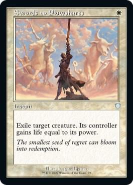 Swords to Plowshares (Retro Frame), Commander: The Brothers' War 75