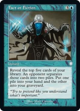 Fact or Fiction (Retro Frame), Commander: The Brothers' War 84