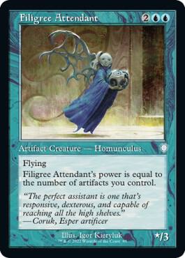 Filigree Attendant (Retro Frame), Commander: The Brothers' War 85