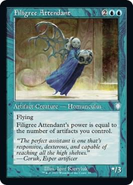 Filigree Attendant (Retro Frame), Commander: The Brothers' War 85