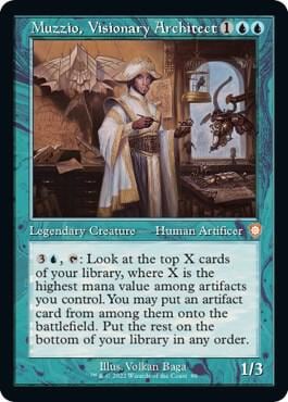 Muzzio, Visionary Architect (Retro Frame), Commander: The Brothers' War 89