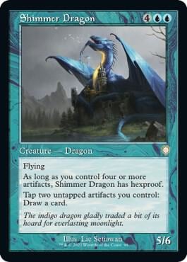 Shimmer Dragon (Retro Frame), Commander: The Brothers' War 95