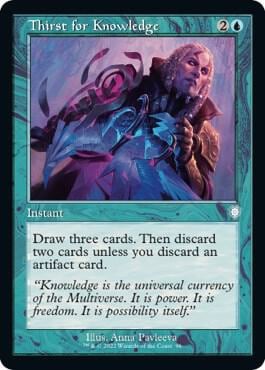 Thirst for Knowledge (Retro Frame), Commander: The Brothers' War 96