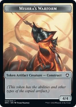 Mishra's Warform // Inkling Double-sided Token, Commander: The Brothers' War 9 // 7