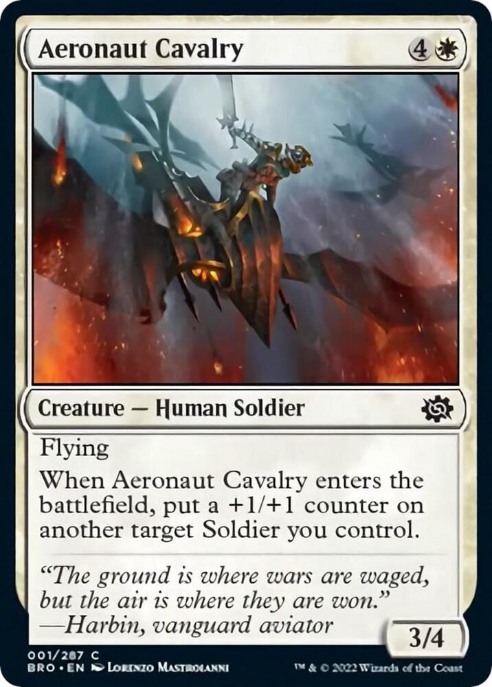Aeronaut Cavalry, The Brothers' War 1