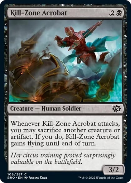 Kill-Zone Acrobat, The Brothers' War 106