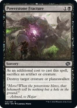 Powerstone Fracture, The Brothers' War 112