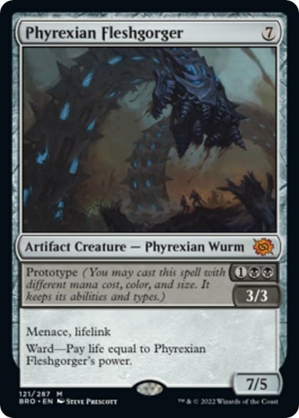 Phyrexian Fleshgorger, The Brothers' War 121