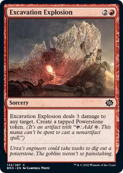 Excavation Explosion, The Brothers' War 132