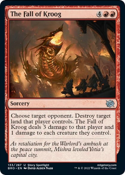 The Fall of Kroog, The Brothers' War 133