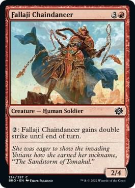 Fallaji Chaindancer, The Brothers' War 134