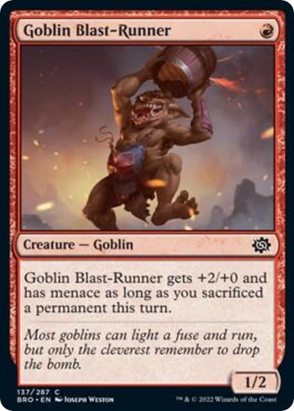 Goblin Blast-Runner, The Brothers' War 137