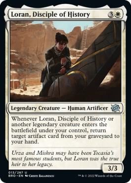 Loran, Disciple of History, The Brothers' War 13