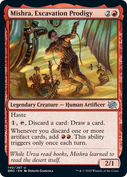 Mishra, Excavation Prodigy, The Brothers' War 140