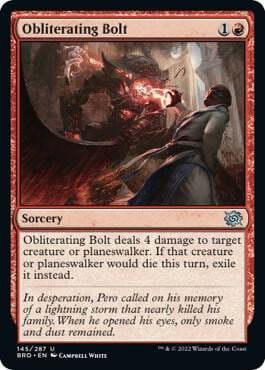 Obliterating Bolt, The Brothers' War 145