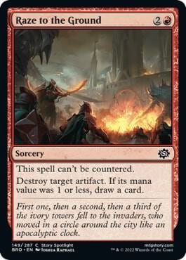 Raze to the Ground, The Brothers' War 149