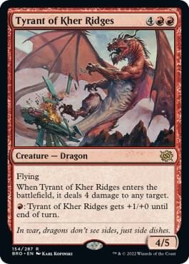 Tyrant of Kher Ridges, The Brothers' War 154