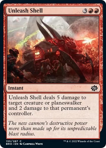 Unleash Shell, The Brothers' War 155