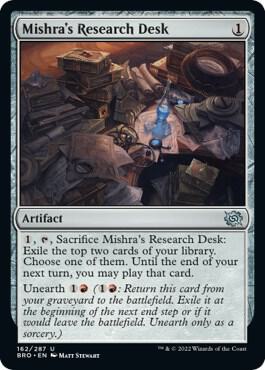 Mishra's Research Desk, The Brothers' War 162