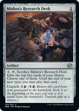 Mishra's Research Desk, The Brothers' War 162