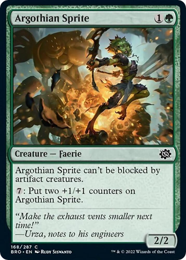 Argothian Sprite, The Brothers' War 168