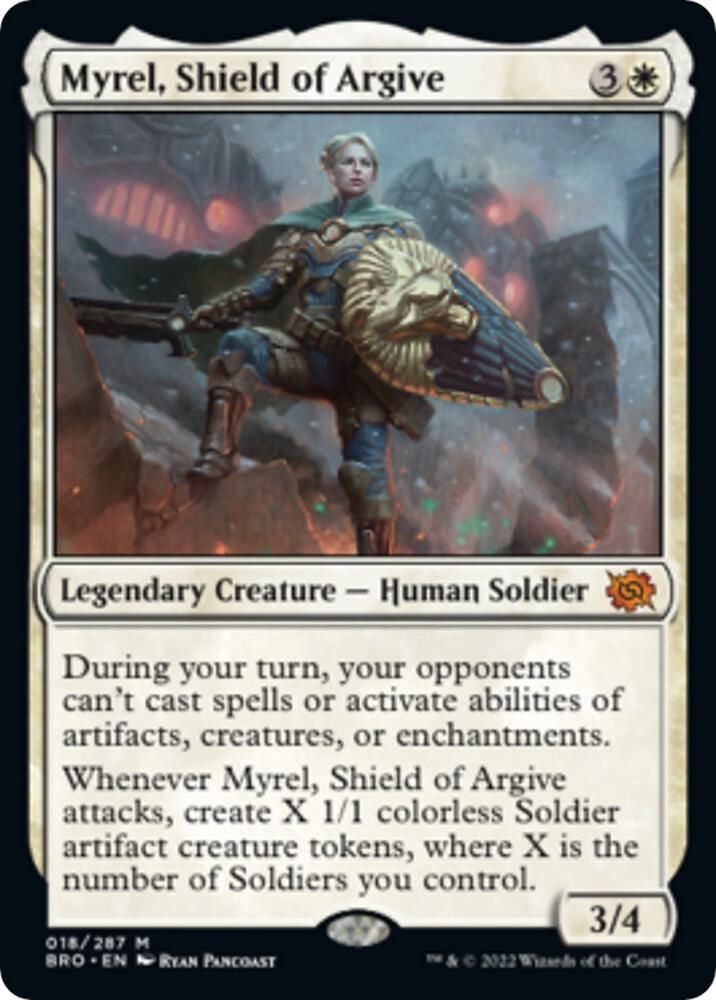 Myrel, Shield of Argive, The Brothers' War 18
