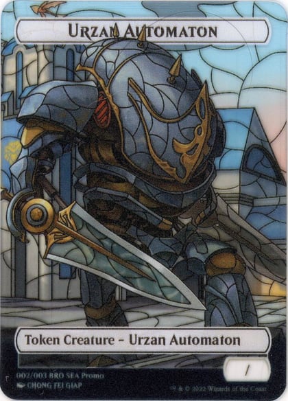 Urzan Automaton Token [SEA Exclusive], The Brothers' War 2