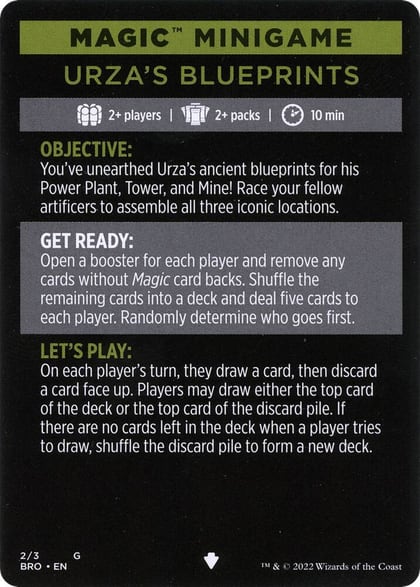 Magic Minigame: Urza's Blueprints, The Brothers' War 2